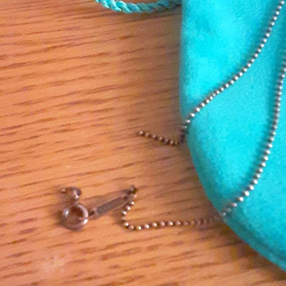 Tiffany & Co. Silver Heart Key Necklace-Vintage - Picture 4 of 9